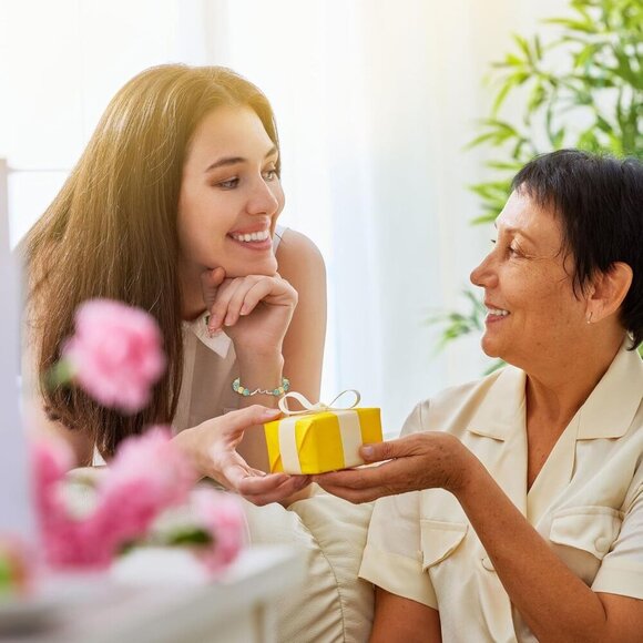 Wave Beaded Bracelets for Women Gift for Daughter Adjustable Green Jewelry - Picture 7 of 7